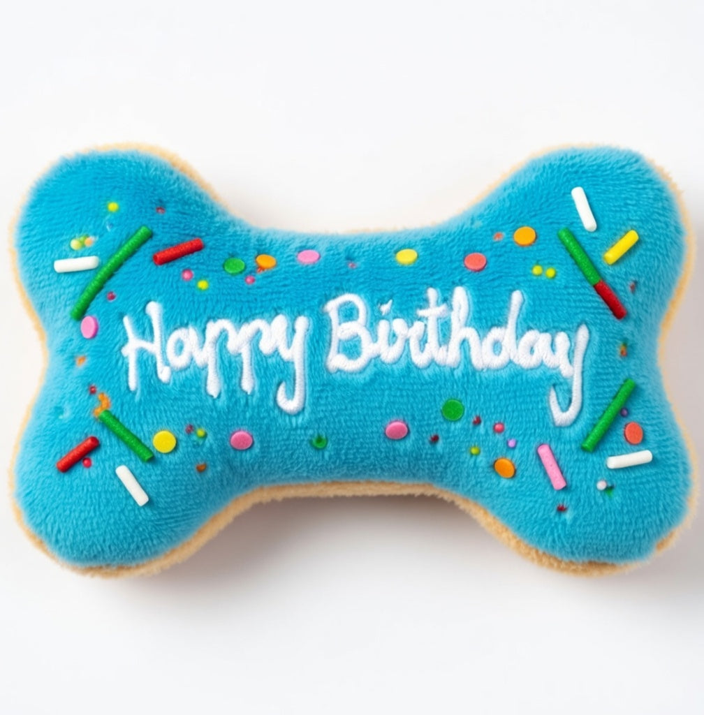 Just Birthdays Bone Dog Toy Plush